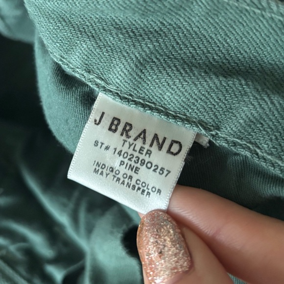 J Brand Tyler Pine Green Five Pocket Classic Denim lightweight Jeans 29 - Picture 7 of 13